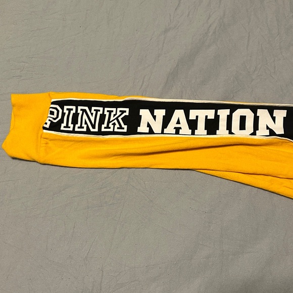 PINK Victoria's Secret Yellow Tee - Picture 4 of 8